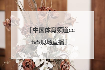 「中国体育频道cctv5现场直播」央视体育频道cctv5+将现场直播这场